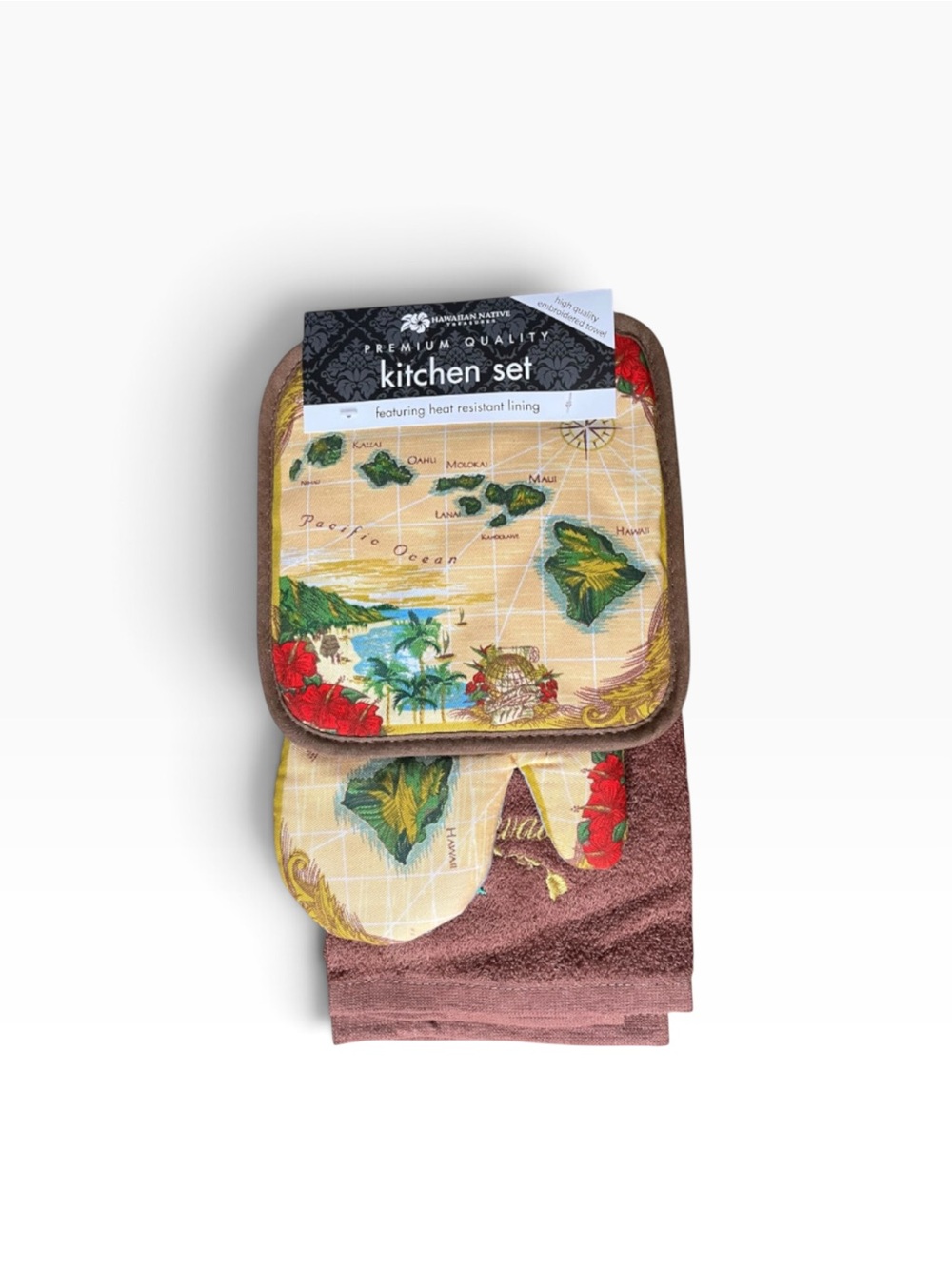 Hawaii 3 Piece Kitchen Set